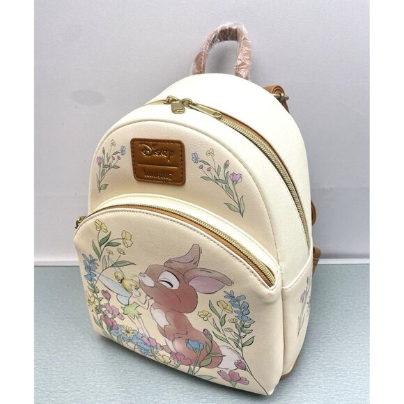 LOUNGEFLY DISNEY TINKER BELL & BUNNY MINI BACKPACK NWT - Picture 9 of 15